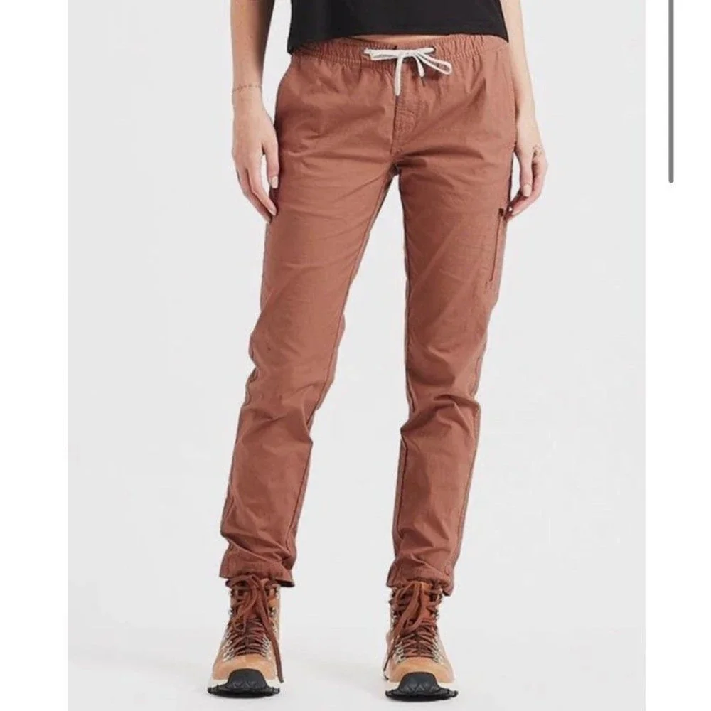 Vuori Ripstop Womens Pants in Copper Large